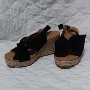 Women's UGG Wedge Sandals Black